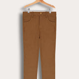 מכנסיים ארוכים עם כיסים - קאמל