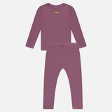 חליפת בייבי עם סרטים - סגול