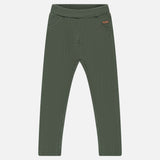 טייץ ארוך מבד ריב - זית