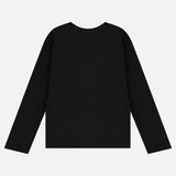 חולצת בייסיק ריב - שחור