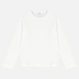 חולצת בייסיק ריב - לבן