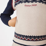 שמלת סריג עם דוגמה - אבן