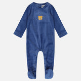 אוברול קטיפה עם תבליט - נייבי