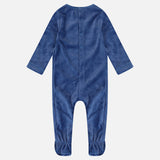 אוברול קטיפה עם תבליט - נייבי