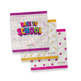 סט 3 מפיות אוכל - צבעוני