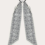 גומי פפיון מודפס - BLACK-WHITE