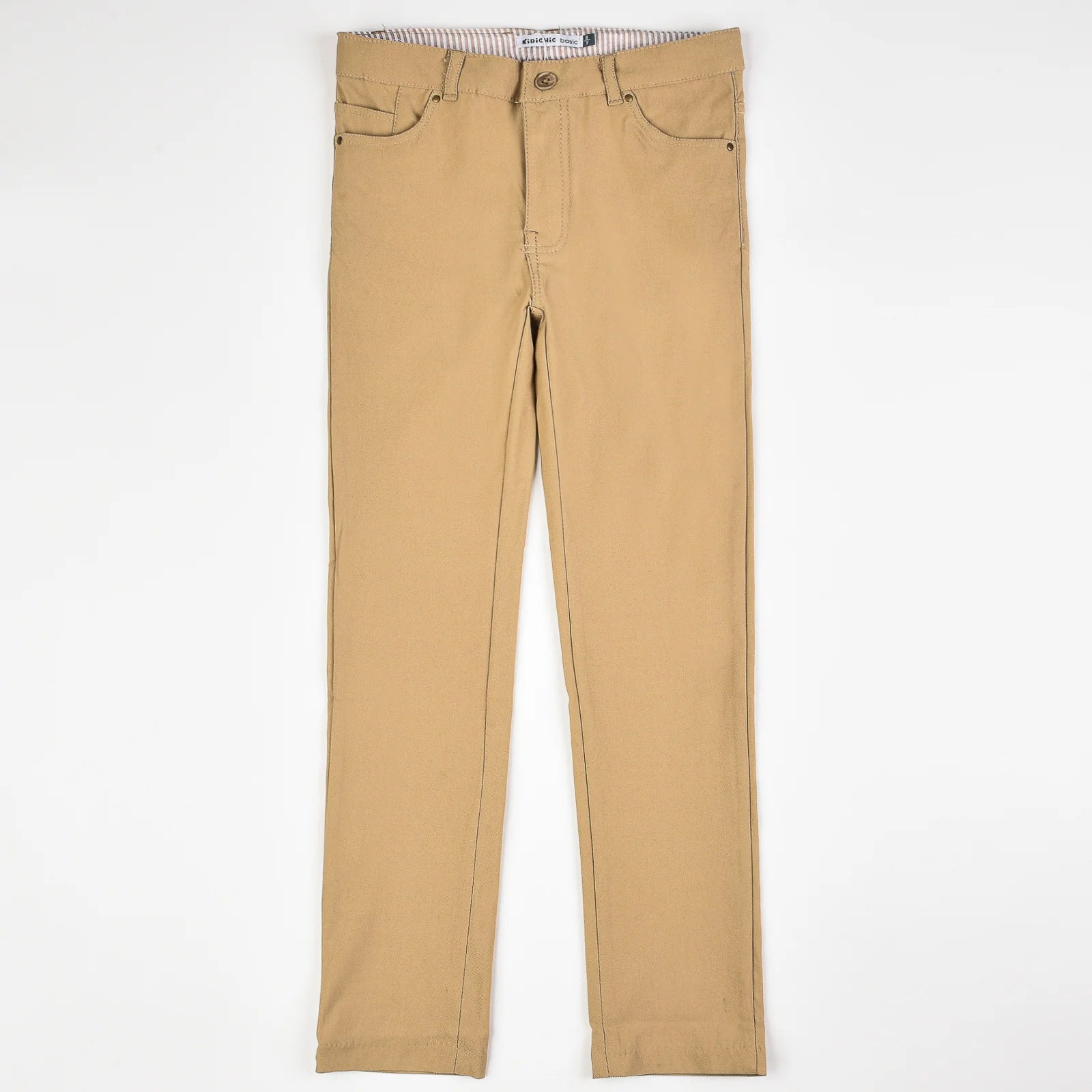 מכנס ארוך טקסטורה בנגלין	 - בז׳ 16