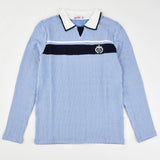 חולצת פס עדין ש.א	 - כחול 14