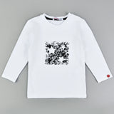 טישרט עם הדפס קידמי - שחור 12