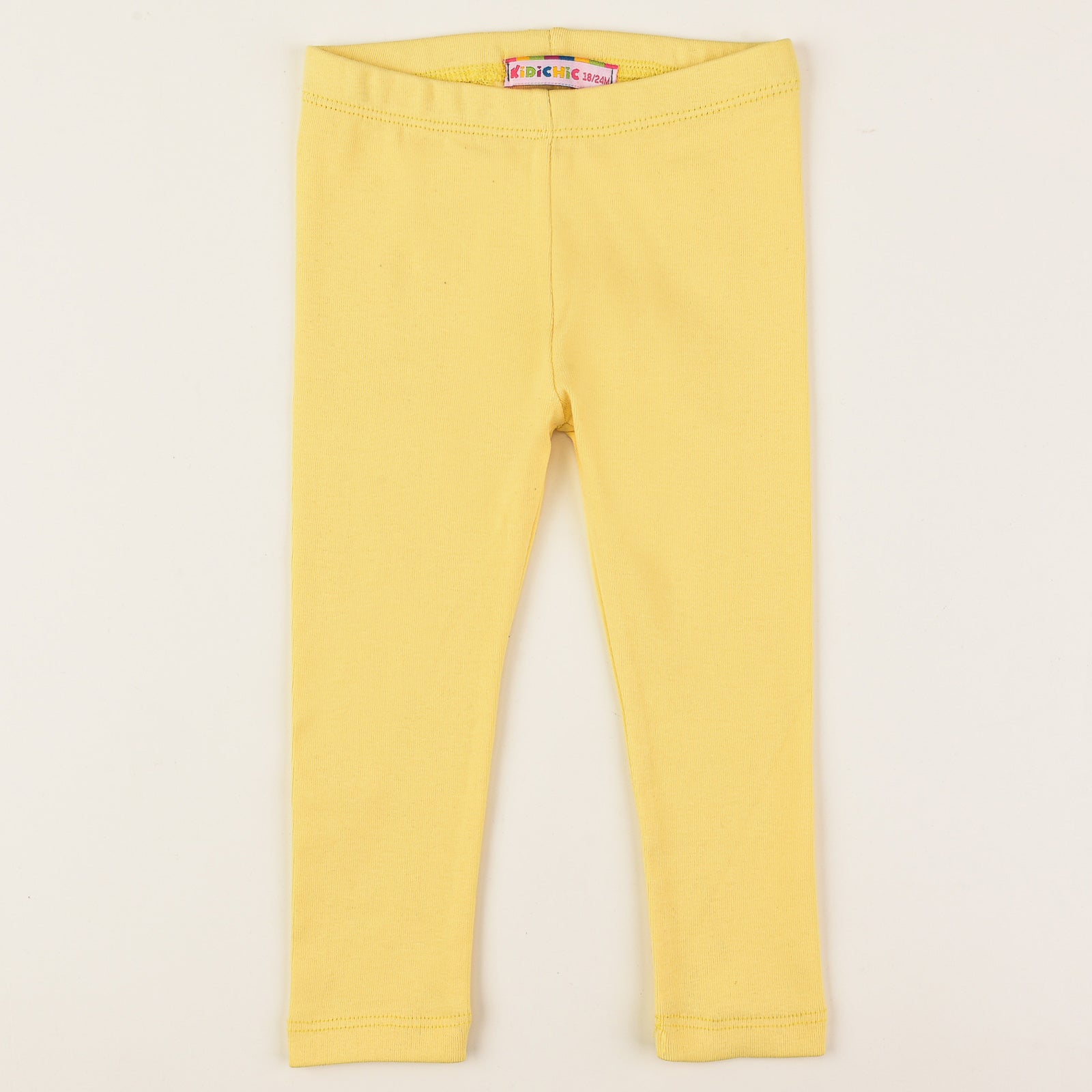 טייץ ארוך ריב פסים - צהוב 30-36