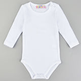 בגד גוף שרוול ארוך - לבן