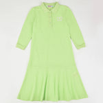 שמלת פולו פיקה אתר - צהוב 12