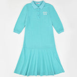 שמלת פולו פיקה אתר - כחול 12