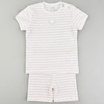 סט בייבי בד צקים - ורוד 30-36