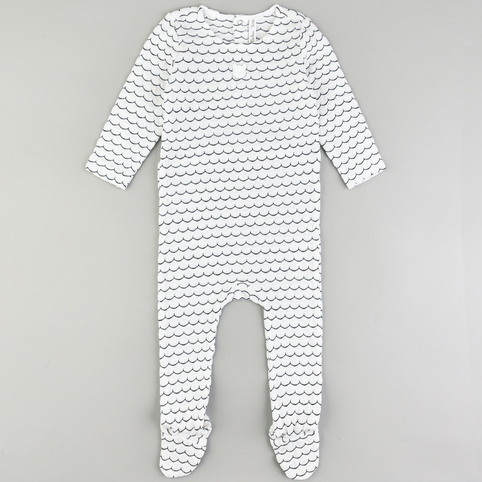 בייבי גרו סריגת צקים - שחור ���-18