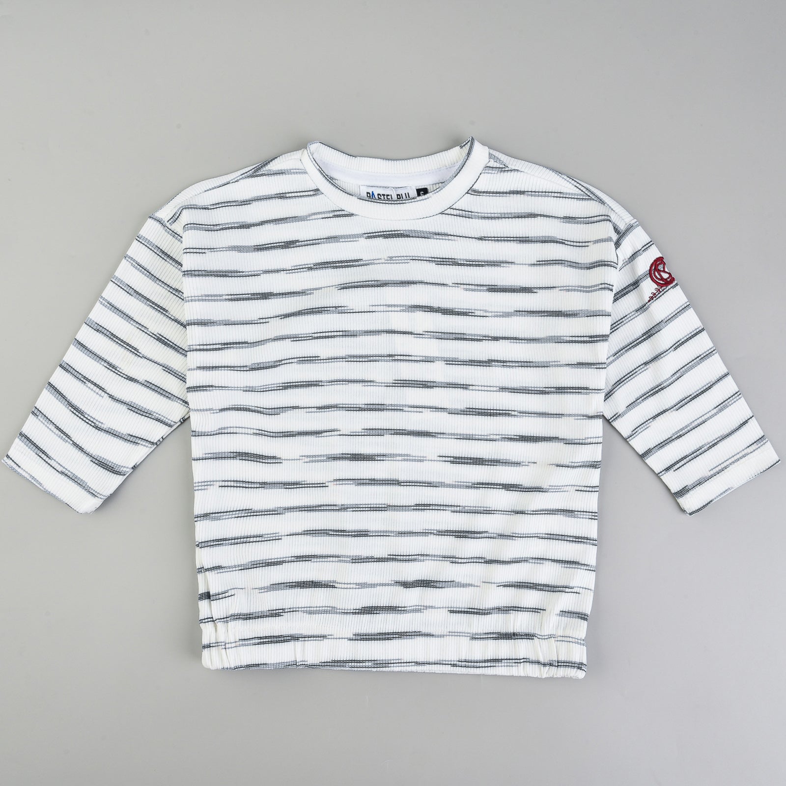 חולצת ריב  פסים - שחור 20