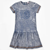 שמלת שטיפה בייבי - כחול 3