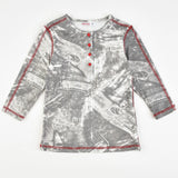 חולצת טי די עם פלטלוקים - אפור 18