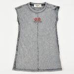 ג'ינס ווש אוברול - אפור 4