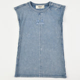 ג'ינס ווש אוברול - כחול 4