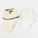 גרבי מלמלה - לבן