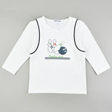 חולצת באולינג - נייבי 18