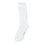 גרבי ברך תלתלים - לבן 3-5Y