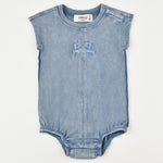 ג'ינס ווש אוברול - כחול 09-���