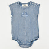 ג'ינס ווש אוברול - כחול 09-���