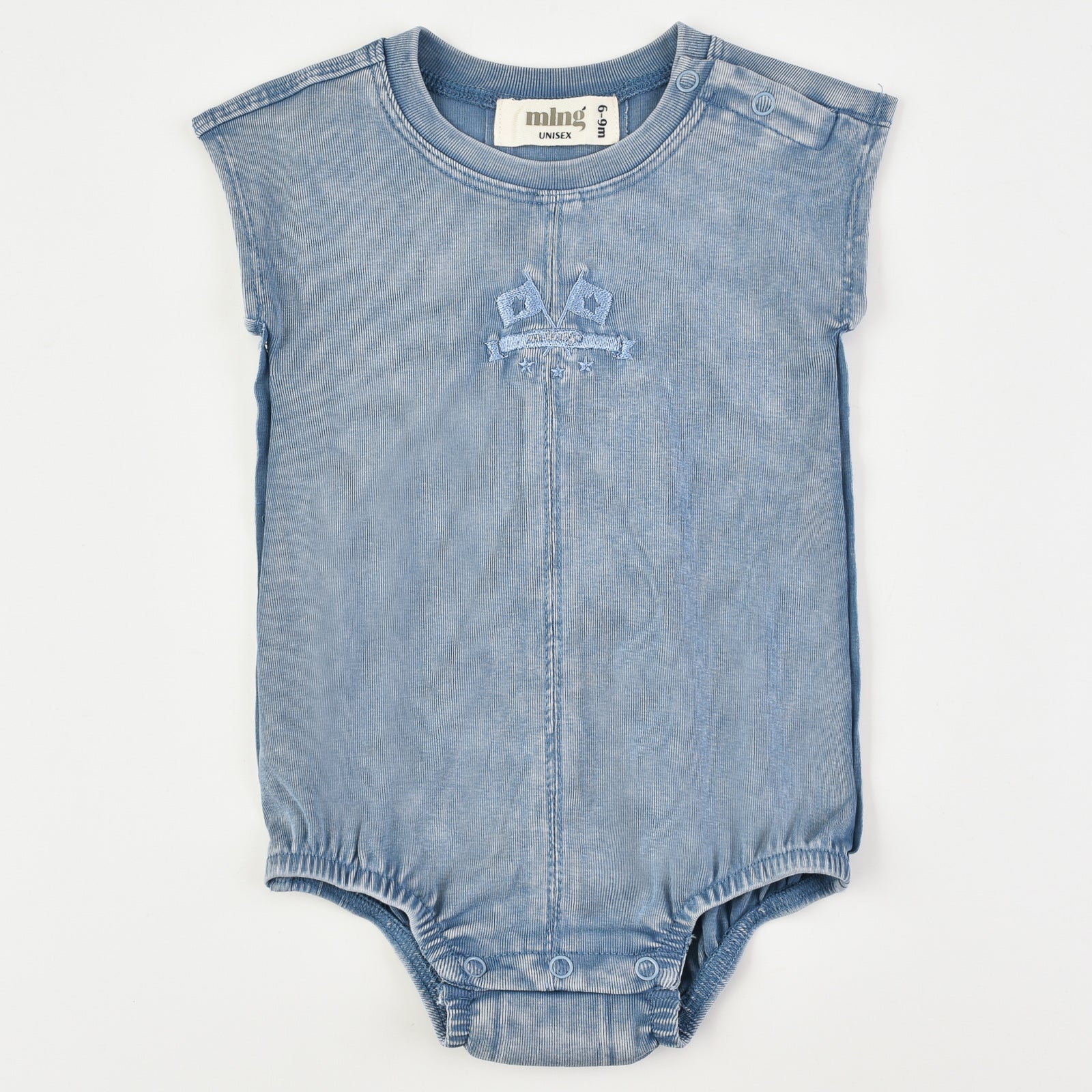 ג'ינס ווש אוברול - כחול 09-���