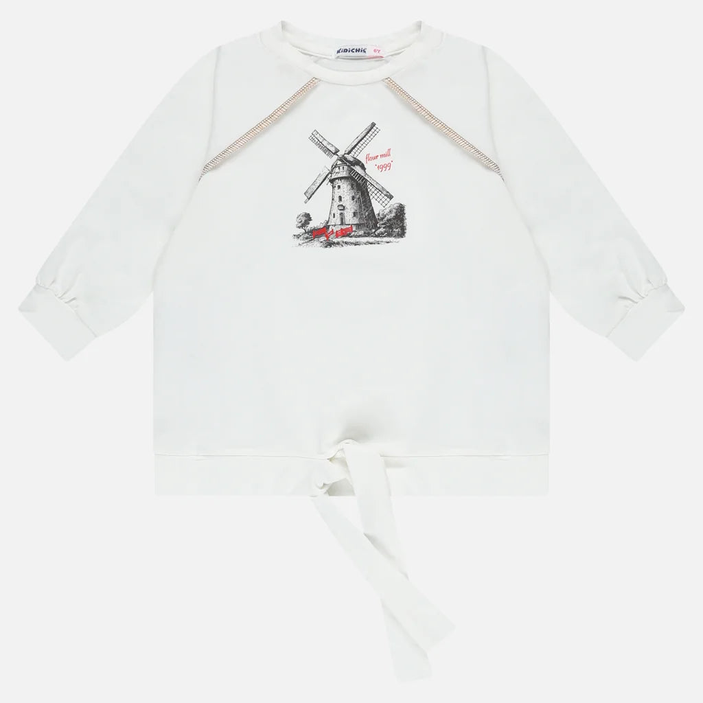 חולצה עם הדפס  - לבן 18