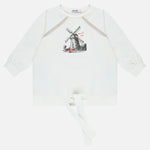 חולצה עם הדפס  - לבן 18