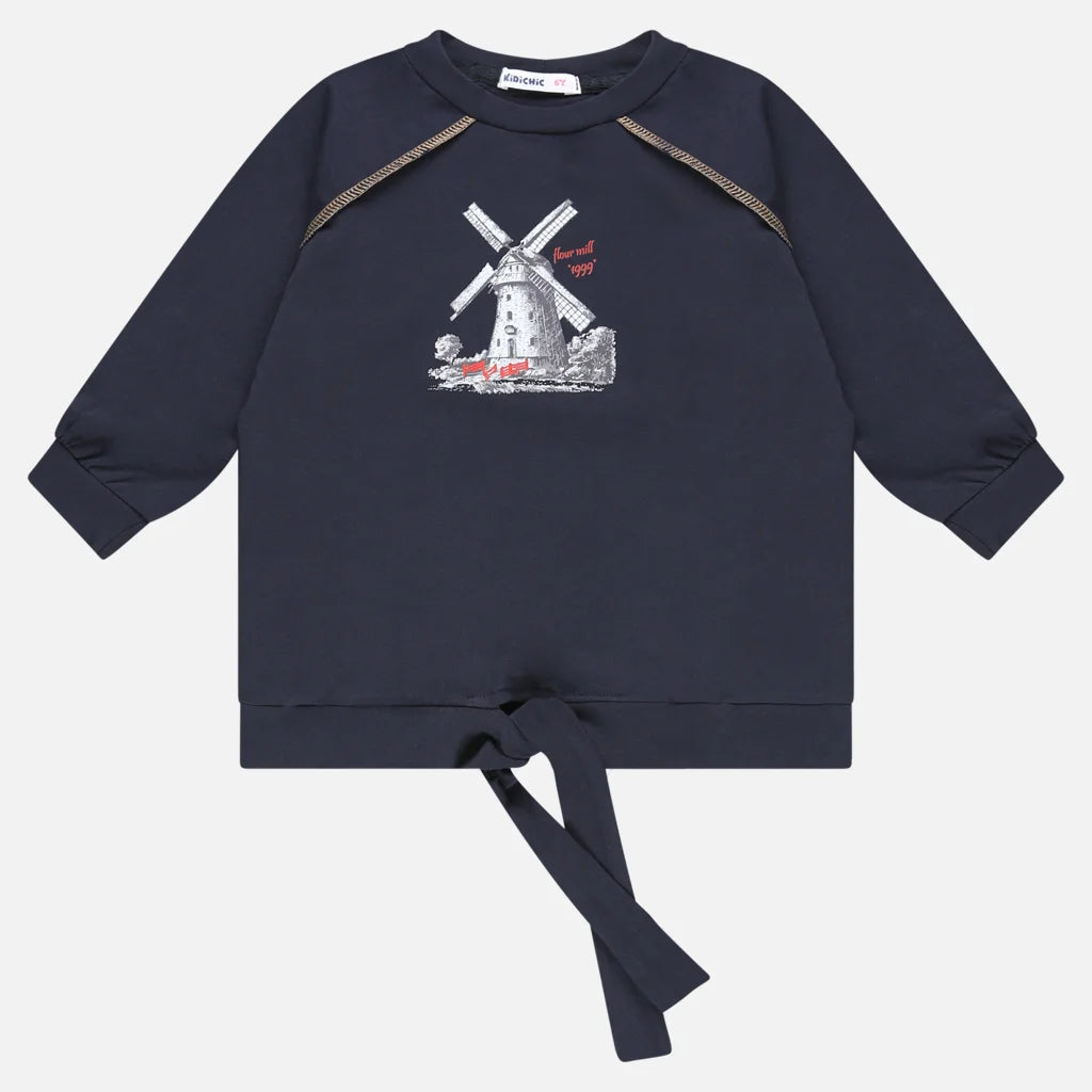 חולצה עם הדפס  - כחול 18