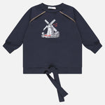 חולצה עם הדפס  - כחול 18