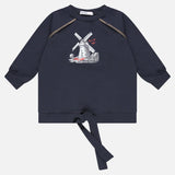 חולצה עם הדפס  - כחול 18