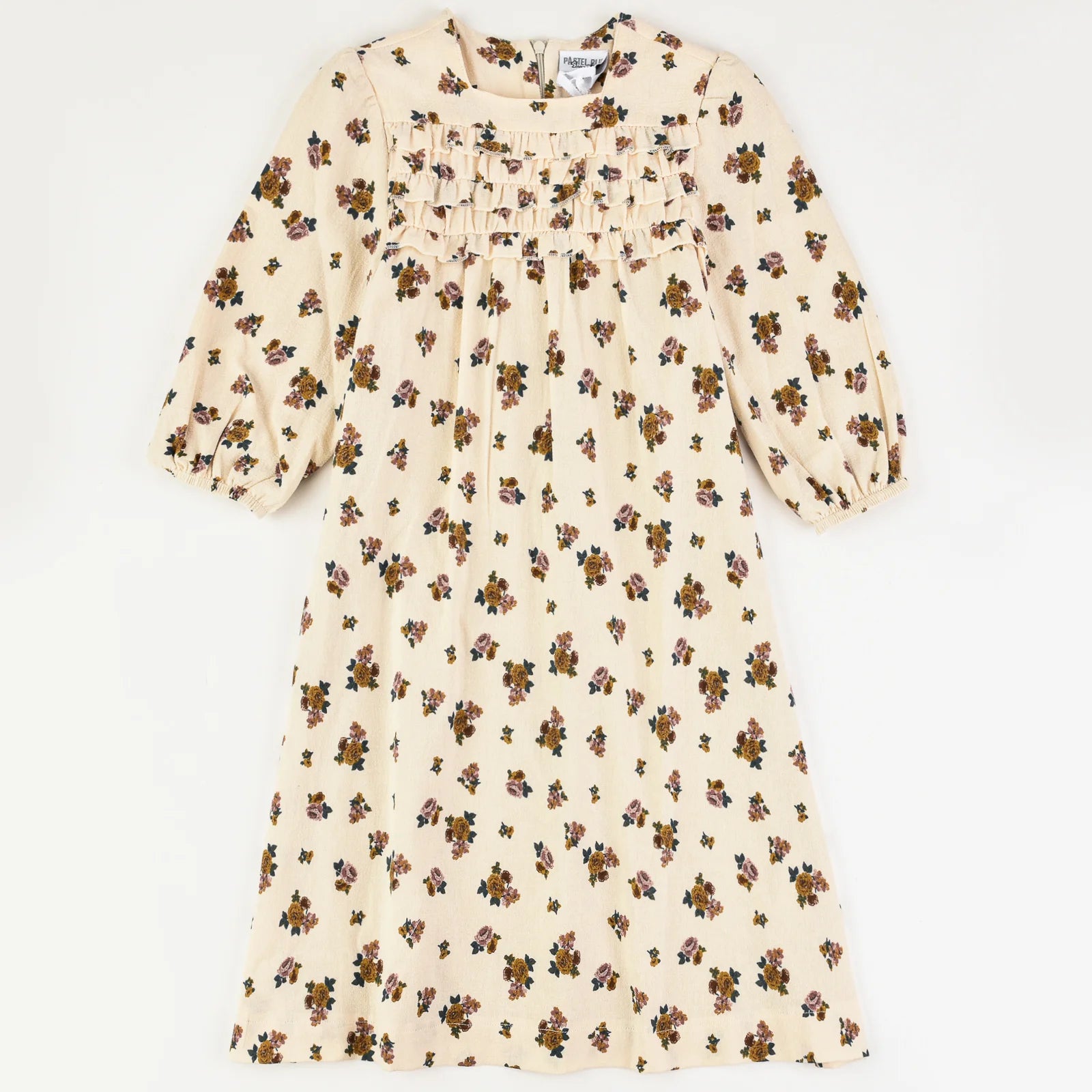 שמלת ראפל כפול - FLOWERS 3