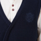 אפודת סריג מעטפת - נייבי