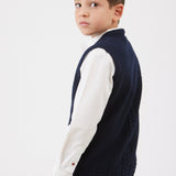 אפודת סריג מעטפת - נייבי