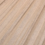 סט שמלה וקרדיגן פרחים - בז'