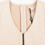 שמלת סרפן עם כיסים - אבן