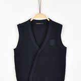 אפודת סריג מעטפת - נייבי