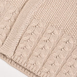 אפודת סריג מעטפת - אבן