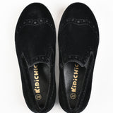 נעלי סירה עם גומי - שחור