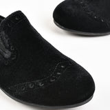 נעלי סירה עם גומי - שחור