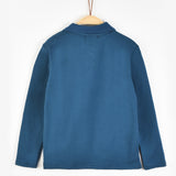 חולצת פולו עם צווארון - כחול