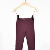 טייץ בייבי עם כפתור - בורדו