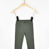 טייץ בייבי עם כפתור - זית