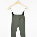 טייץ בייבי עם כפתור - זית