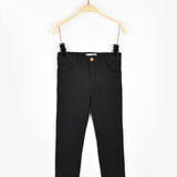 מכנסי פרנץ' טרי ארוכים - שחור