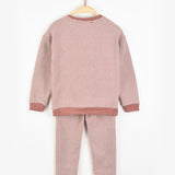 סט פיג'מת פסים - קורל